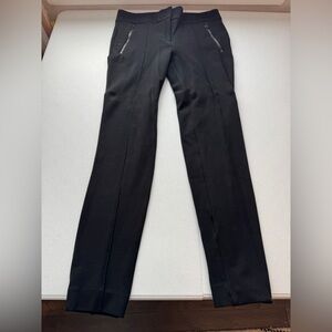 LOFT Black Men's Slim Dress Pants with Zip Pockets
